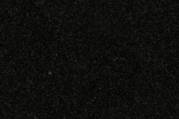 Absolute Black Granite countertop showcasing a deep black, polished finish