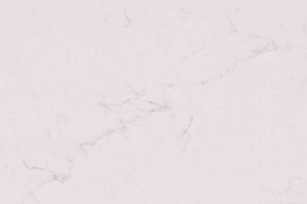 Alabaster White Quartz countertop featuring soft white surface and delicate grey veins