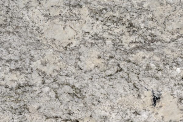 Alphine Valley Granite countertop showcasing soft whites, subtle greys, and delicate veins