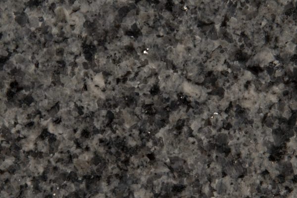 Azul Platino Granite countertop featuring grey, white, and subtle black flecks