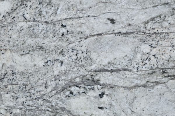 Azure Mist Granite countertop featuring soft blue-grey, white shades, and delicate dark veins