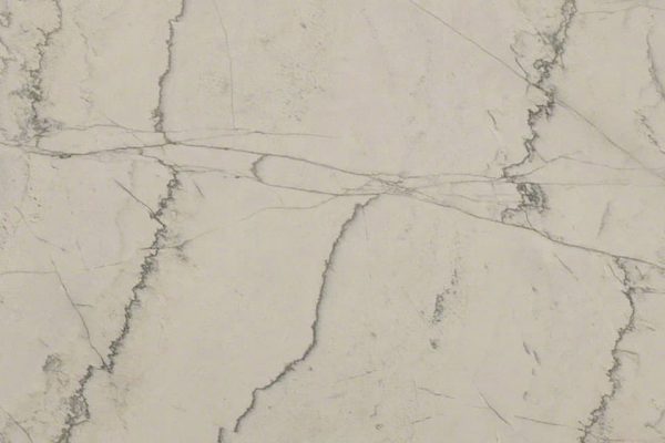 Calacatta Macaubas Quartzite countertop with sophisticated white surface and delicate grey veining