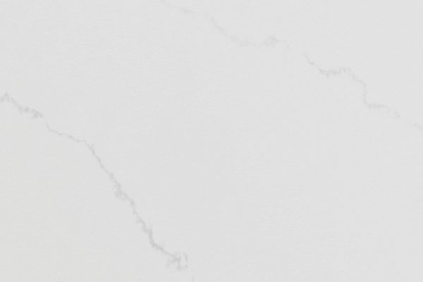 Calacatta Ultra Quartz countertop featuring a bright white background with delicate grey veins