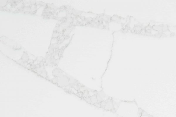 Calacatta Verona Quartz countertop featuring soft white background with subtle grey veining