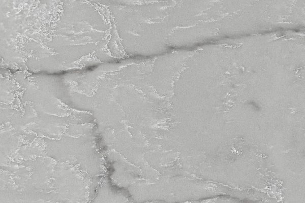 Calacatta Versailles Quartz countertop featuring luxurious grey tones with intricate dark-grey veins
