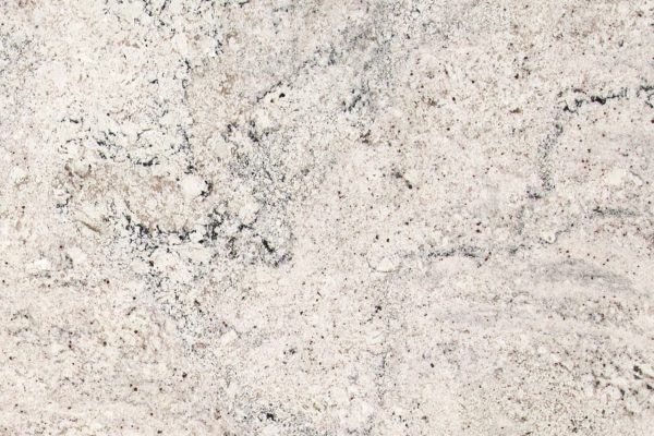 Salinas White Granite countertop featuring soft white tones with delicate grey and black veins
