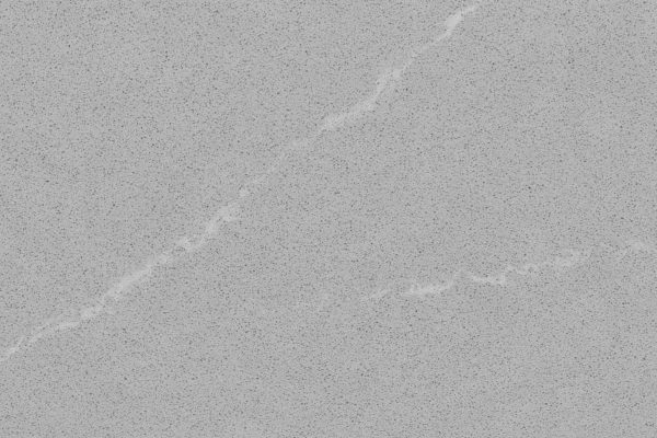 Soapstone Mist Concrete Quartz countertop with cool grey surface and subtle white veins